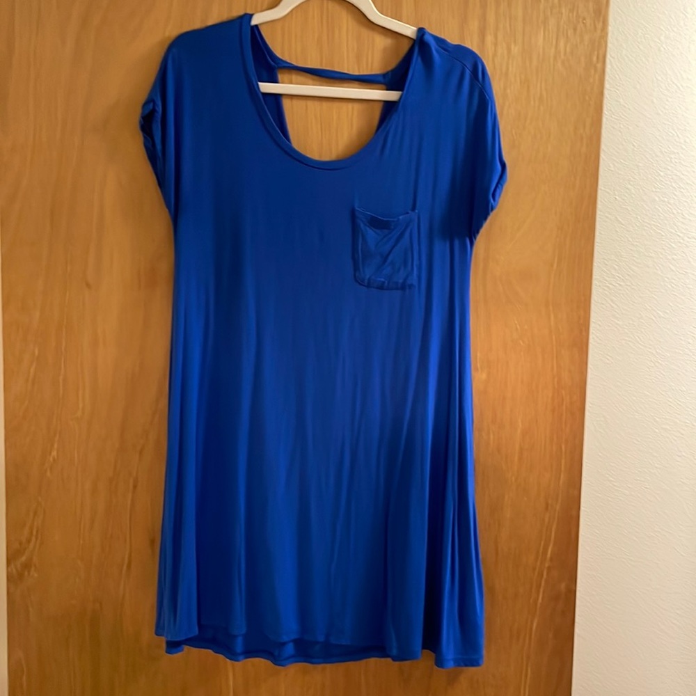 Royal blue t-shirt dress from American Eagle size XXS.